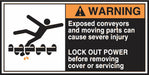 CEMA Label 2 1/2 in x 5 in Vinyl PK5