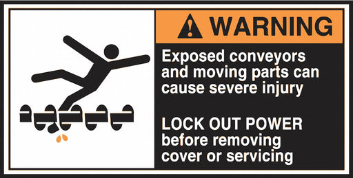CEMA Label 2 1/2 in x 5 in Vinyl PK5