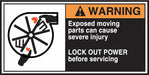 CEMA Label 2 1/2 in x 5 in Vinyl PK5