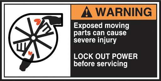 CEMA Label 2 1/2 in x 5 in Vinyl PK5