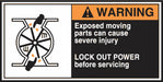 CEMA Label 2 1/2 in x 5 in Vinyl PK5
