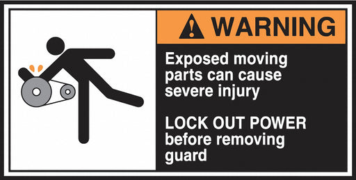 CEMA Label 2 1/2 in x 5 in Vinyl PK5