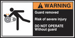 CEMA Label 2 1/2 in x 5 in Vinyl PK5