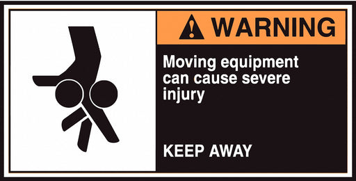 CEMA Label 2 1/2 in x 5 in Vinyl PK5