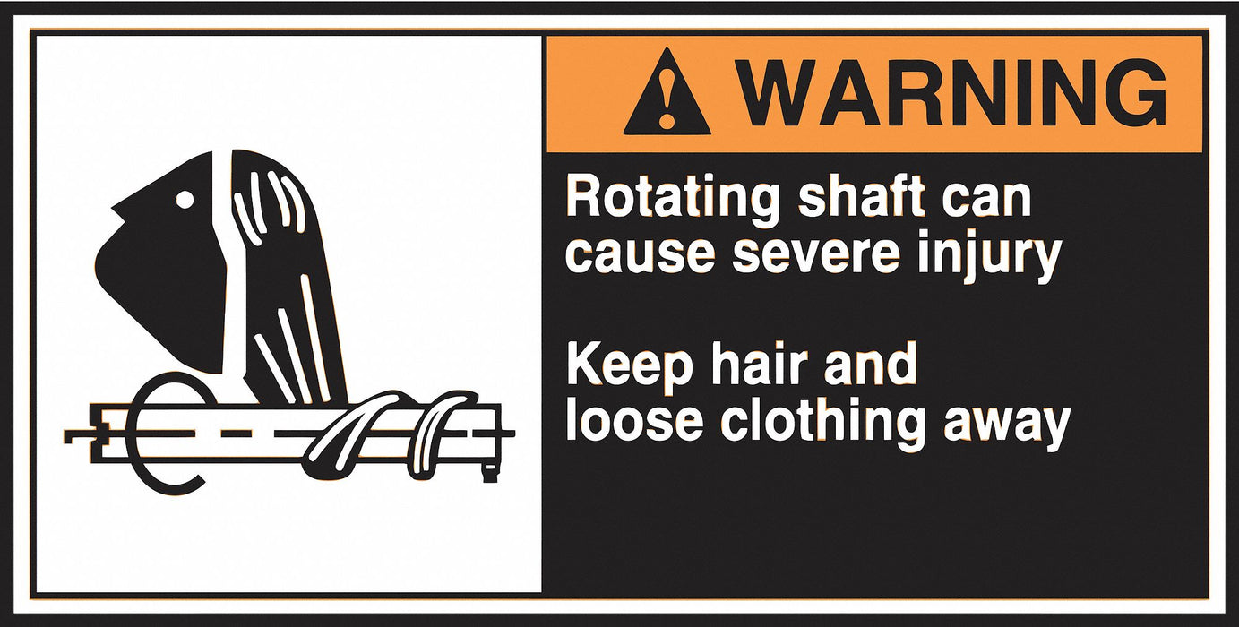 CEMA Label 2 1/2 in x 5 in Vinyl PK5