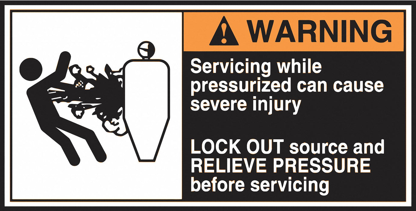 CEMA Label 2 1/2 in x 5 in Vinyl PK5