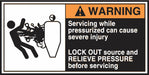 CEMA Label 2 1/2 in x 5 in Vinyl PK5