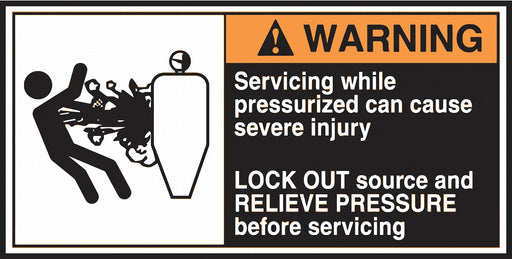 CEMA Label 2 1/2 in x 5 in Vinyl PK5