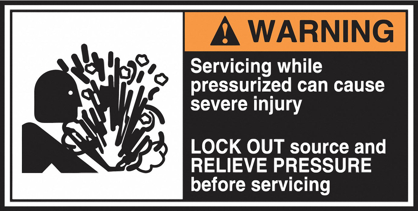 CEMA Label 2 1/2 in x 5 in Vinyl PK5