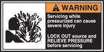 CEMA Label 2 1/2 in x 5 in Vinyl PK5