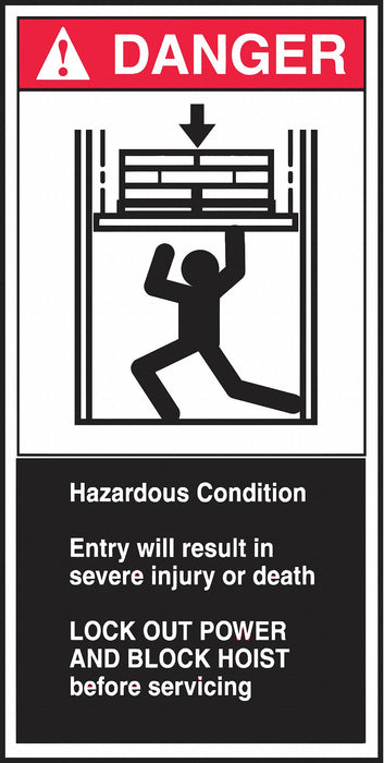 CEMA Label 6 in x 3 in Vinyl PK5