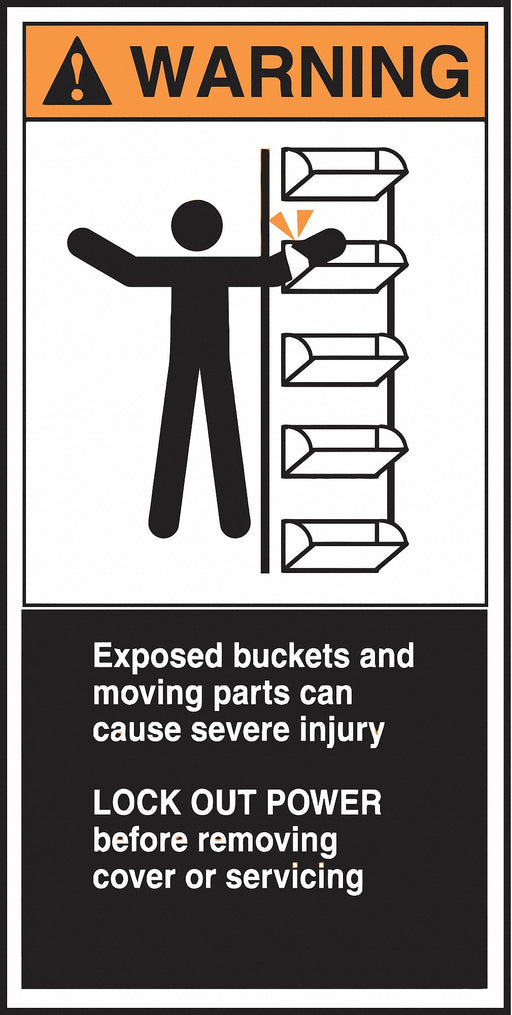 CEMA Label 6 in x 3 in Vinyl PK5