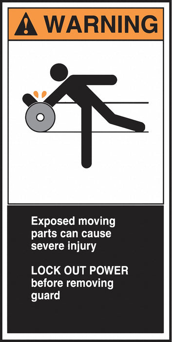 CEMA Label 6 in x 3 in Vinyl PK5