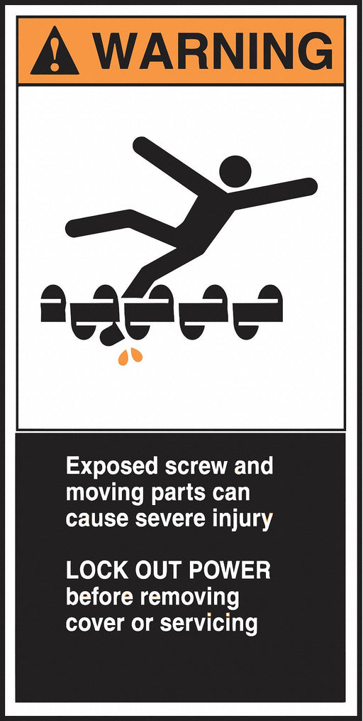 CEMA Label 6 in x 3 in Vinyl PK5