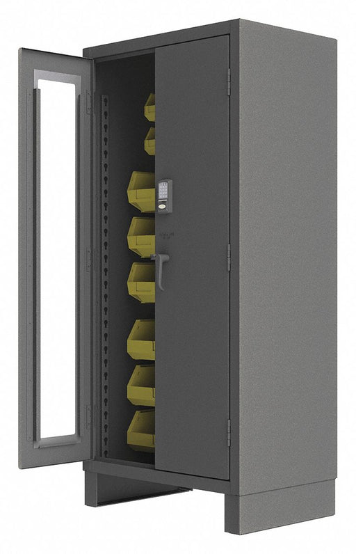 K4873 Bin Cabinet 78 x36 x24 Gray 30YlwBns