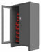 K4874 Bin Cabinet 78 x48 x24 Gray 42RedBns