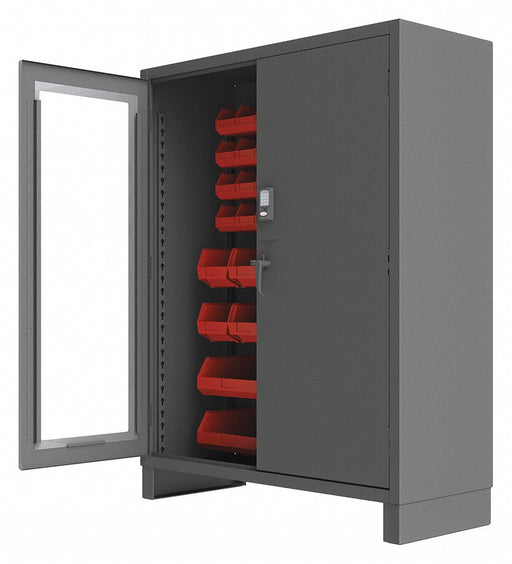 K4875 Bin Cabinet 78 x60 x24 Gray 54RedBns