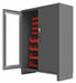 K4875 Bin Cabinet 78 x60 x24 Gray 54RedBns