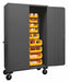 K4877 Bin Cabinet 80 x48 x24 Gray 42YlwBns