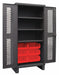 K4952 Bin Cabinet 78 x36 x24 Gray 6RedBns