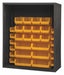 Bin Cabinet Louvered 60 H 48 W 24 D