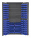 K4911 Bin Cabinet 72 x36 x24 Gray 102BlueBns