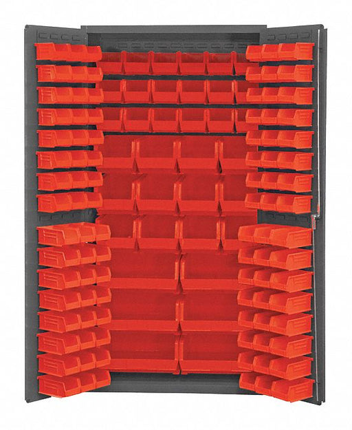 K4889 Bin Cabinet 72 x36 x24 Gray 132RedBns