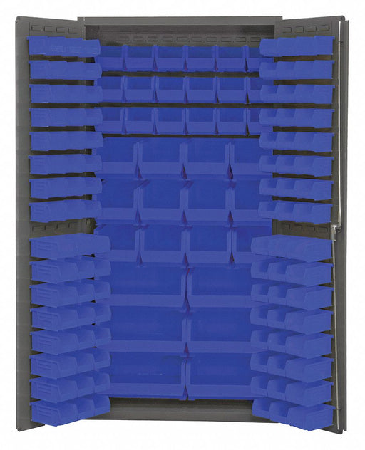K4889 Bin Cabinet 72 x36 x24 Gray 132BlueBns