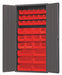 K4888 Bin Cabinet 72 x36 x18 Gray 36RedBns