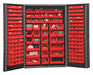 K4892 Bin Cabinet 72 x48 x24 Gray 176RedBns