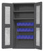 K4950 Bin Cabinet 72 x36 x24 Gray 15BlueBns
