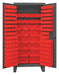 K4903 Bin Cabinet 78 x36 x24 Gray 126RedBns