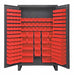 K4904 Bin Cabinet 78 x48 x24 Gray 162RedBns