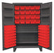 K4927 Bin Cabinet 78 x48 x24 Gray 84RedBns