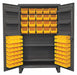 K4927 Bin Cabinet 78 x48 x24 Gray 84YlwBns