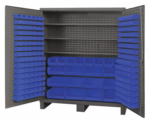 K4917 Bin Cabinet 84 x72 x24 Gray 212BlueBns