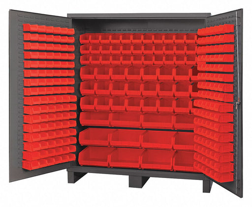 K4898 Bin Cabinet 84 x72 x24 Gray 264RedBns