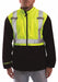 Hi-Vis Fleece Jacket Lime/Blk 2XL