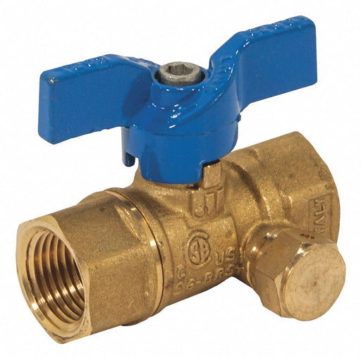 Manual 2-Way Ball Valve IPS Brass