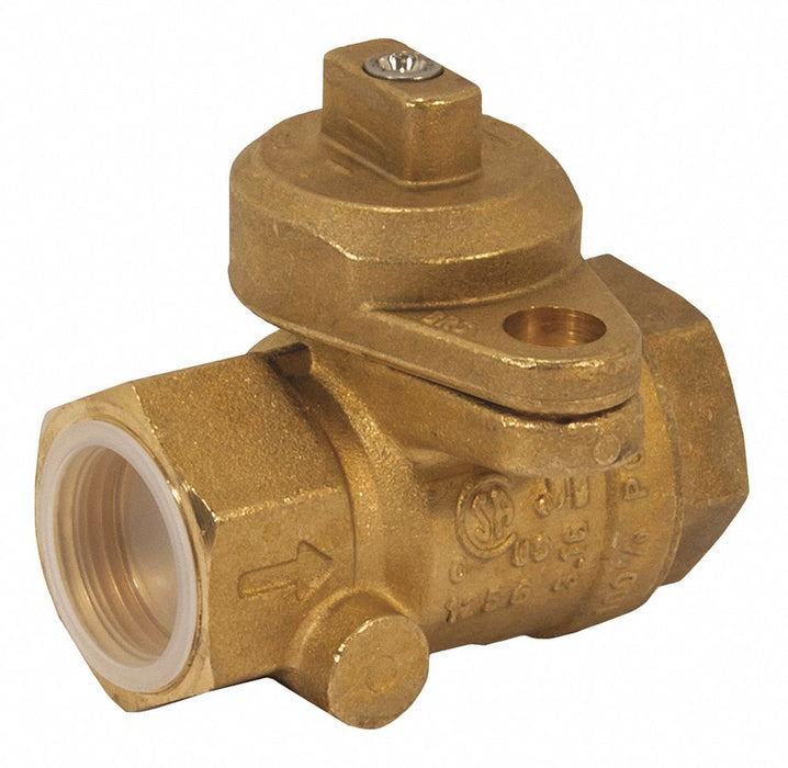 Manual 2-Way Ball Valve NPT Brass