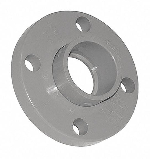 Stone Flange PVC 8 In Schedule 80 Gray