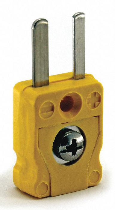 Thermocouple Plug K Yellow Miniature