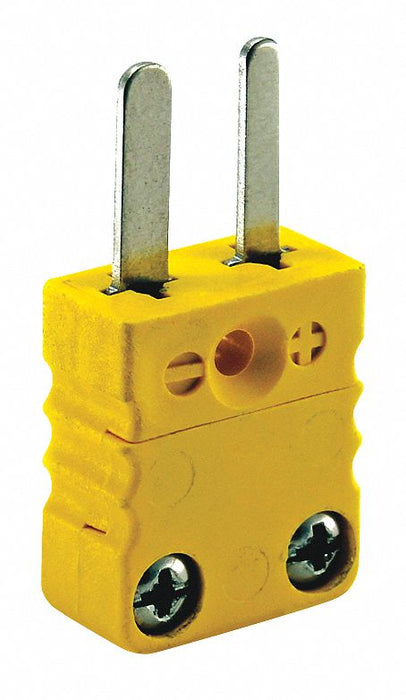 Thermocouple Plug K Yellow Miniature