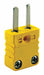Thermocouple Plug K Yellow Miniature