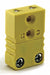Thermocouple Jack K Yellow 2 Flat Pins