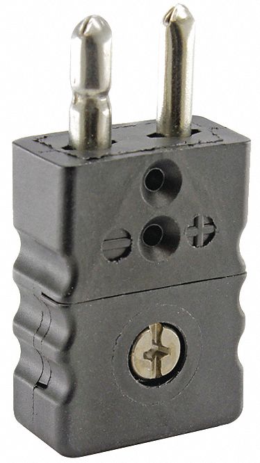 Thermocouple Plug J Black Standard