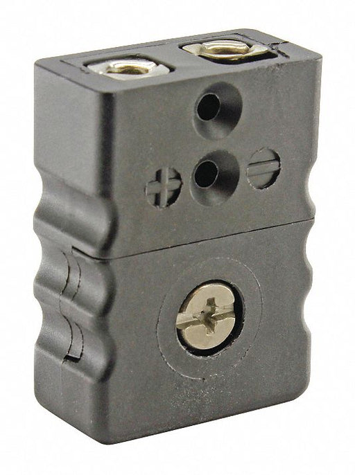 Thermocouple Jack J Standard Black 2 Pin