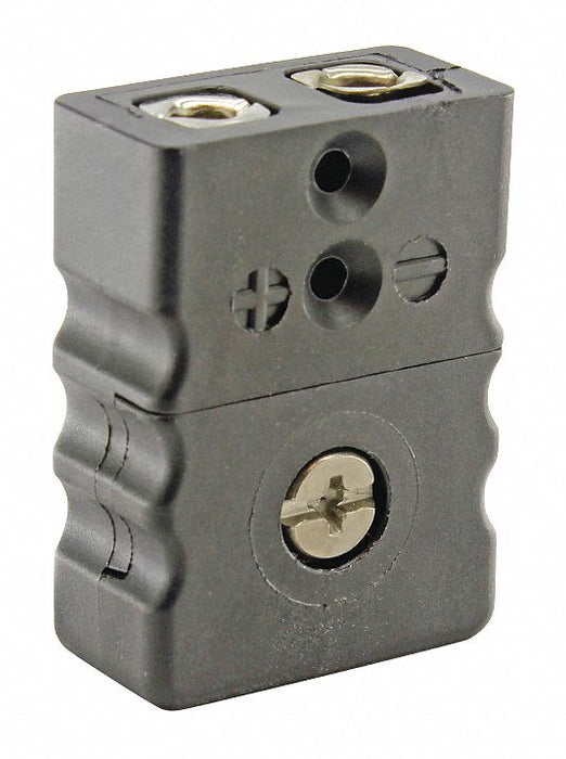Thermocouple Jack J Standard Black 2 Pin