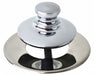 Tub Closer 2-7/8 dia Plstic SS Chrome