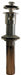 Sink Drain D 1-1/4 L 9 Brass Slip
